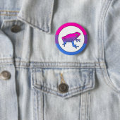 Bisexual Pride Frog Button (Beispiel)