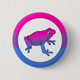 Bisexual Pride Frog Button