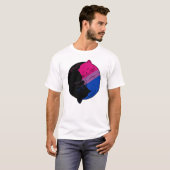 Bisexual Pride Gay LGBT Monat Yin Yang Cats T-Shirt (Vorne ganz)