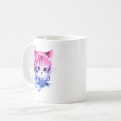 Bisexual Pride Kitty Kaffeetasse (Vorderseite Links)