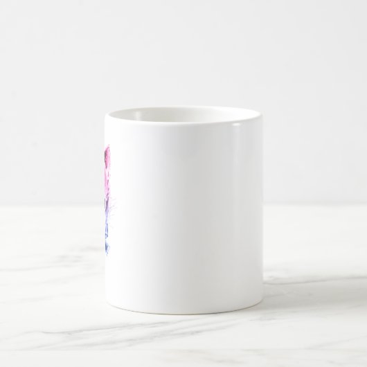 Bisexual Pride Kitty Kaffeetasse (Mittel)