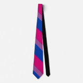 Bisexual Pride Neck Tie Krawatte (Vorderseite)