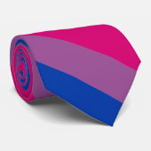 Bisexual Pride Neck Tie Krawatte (Gerollt)