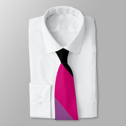 Bisexual Pride Neck Tie Krawatte (Gebunden)