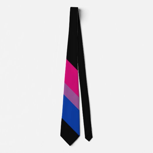 Bisexual Pride Neck Tie Krawatte (Vorderseite)