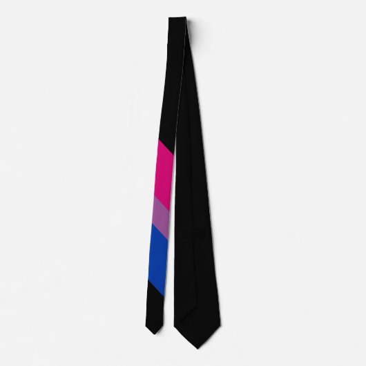 Bisexual Pride Neck Tie Krawatte (Rückseite)