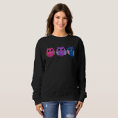 Bisexual Pride Owl Bi LGBTQ 1 Sweatshirt (Vorne ganz)