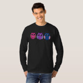 Bisexual Pride Owl Bi LGBTQ  1 T-Shirt (Vorne ganz)