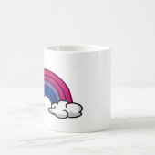 Bisexual Pride Rainbow Kaffeetasse (Mittel)