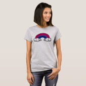 Bisexual Pride Rainbow T-Shirt (Vorne ganz)