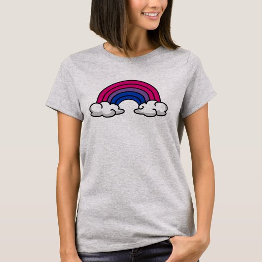 Bisexual Pride Rainbow T-Shirt (Vorderseite)