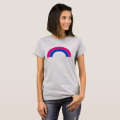 Bisexual Pride Rainbow T - Shirt (Vorne ganz)