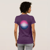 BISEXUAL PRIDE SPHERIE T-Shirt (Schwarz voll)