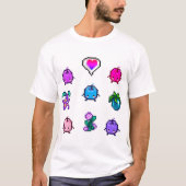 Bisexual Pride Stardew Valley Junimos Set T-Shirt (Vorderseite)