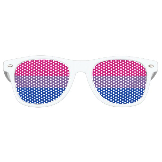 BISEXUAL PRIDE STRIPED HORIZONTAL - 2014 PRIDE.png Partybrille (Vorderseite)
