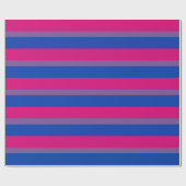 BISEXUAL PRIDE STRIPES DESIGN -.pnng Geschenkpapier (Flach)