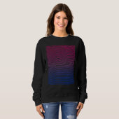 Bisexual Pride Subtle Bi Bisexuality Flag LGBT Pri Sweatshirt (Vorne ganz)