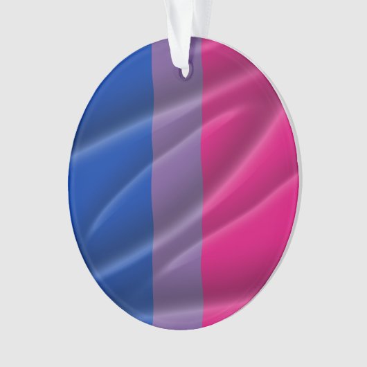 BISEXUAL PRIDE WAVY VERTICAL - 2014 PRIDE.png Ornament (Vorderseite)