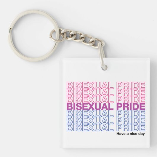 Bisexual Prix Acrylic Schlüsselanhänger (Vorderseite)