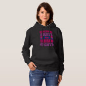 Bisexual Rights Are Human Rights Protest March Bi  Hoodie (Vorne ganz)