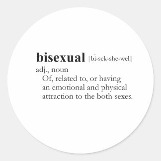 BISEXUAL RUNDER AUFKLEBER