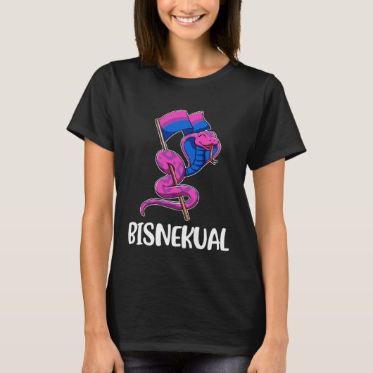 Bisexual Snake T-Shirt (Vorderseite)