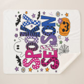 Bisexual Spooky Season Halloween Sherpadecke (Vorderseite (Horizontal))
