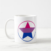 Bisexual Stars Circle Kaffeetasse (Links)