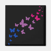 Bisexual Stolz Butterfly Trail Magnet (Vorne)