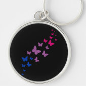 Bisexual Stolz Butterfly Trail Schlüsselanhänger (Vorne)