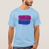 Bisexual Stolz Colors T-Shirt (Vorderseite)