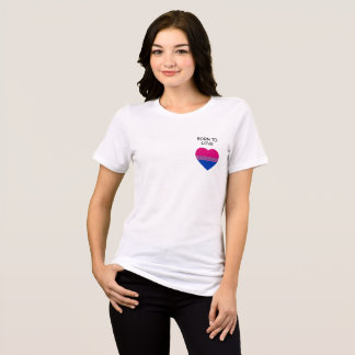 Bisexual Stolz Herz T - Shirt