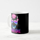 Bisexual-Stolz-Katze Purride lustige Kaffee-Tasse Kaffeetasse (Vorderseite Links)