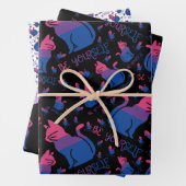 Bisexual Stolz Katze - Seien Sie sich selbst Geschenkpapier Set (Beispiel)