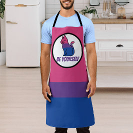 Bisexual Stolz Katze - Seien Sie sich selbst Schürze