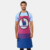 Bisexual Stolz Katze - Seien Sie sich selbst Schürze (Getragen)