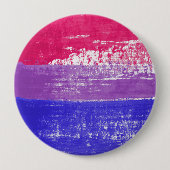 Bisexual Stolz Paint Button (Vorderseite)