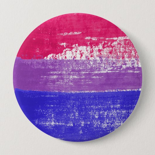 Bisexual Stolz Paint Button (Vorderseite)