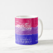 Bisexual Stolz Paint Kaffeetasse (VorderseiteRechts)