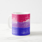 Bisexual Stolz Paint Kaffeetasse (Vorderseite Links)