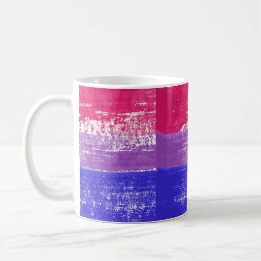 Bisexual Stolz Paint Kaffeetasse (Links)