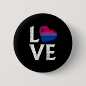 Bisexual-Stolz StaplungsLiebe Button (Vorderseite)