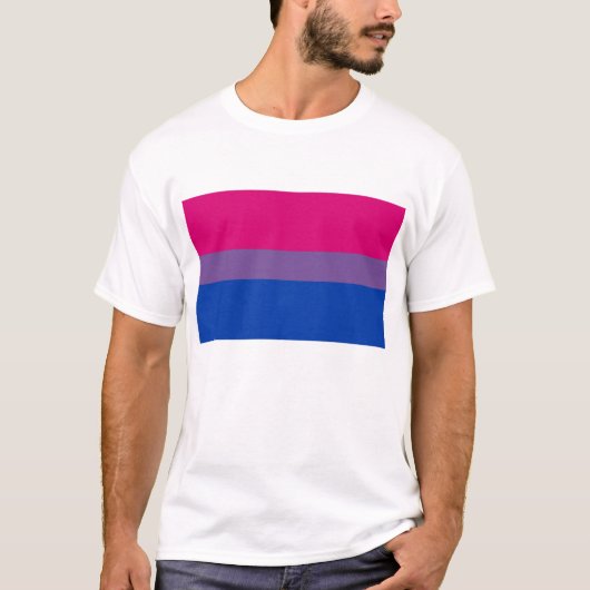 Bisexual-Stolz-T - Shirt (Vorderseite)