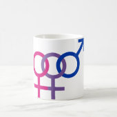 Bisexual-Stolz-Tasse Kaffeetasse (Mittel)