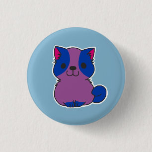 Bisexual-Stolz-Welpen-Button Button
