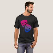 Bisexual Subtle Bi Pride LGBTQ Theatre Theater and T-Shirt (Vorne ganz)