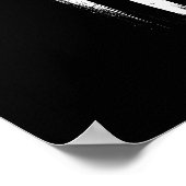 Bisexual Thin Line American Flag Poster (Ecke)