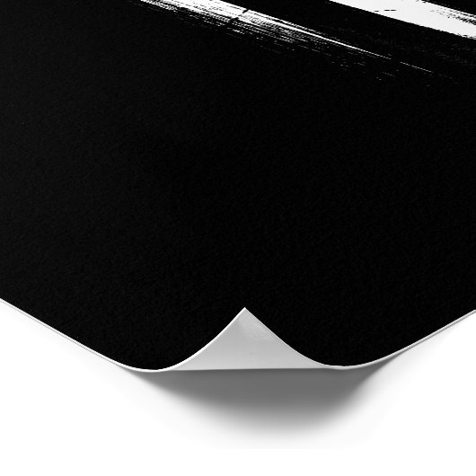 Bisexual Thin Line American Flag Poster (Ecke)