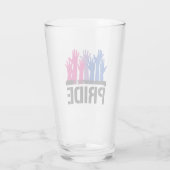 Bisexual Together Pride Glas (Rückseite)