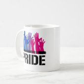 Bisexual Together Pride Kaffeetasse (Vorderseite Links)